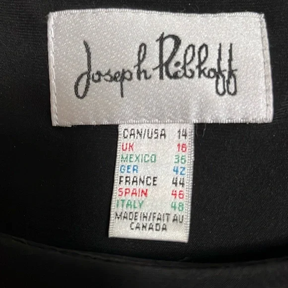 Joseph Ribkoff black dress. - Picture 4 of 5